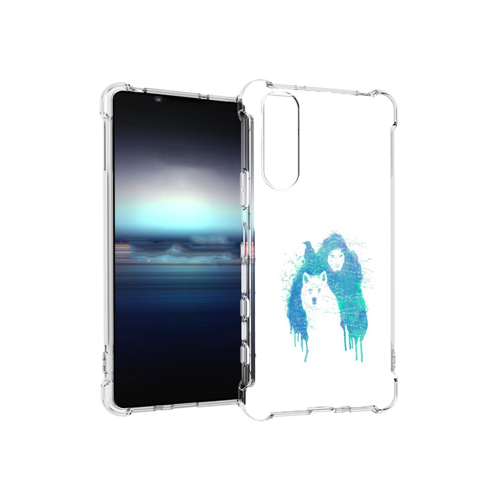 

Чехол MyPads Tocco для Sony Xperia 5 джон сноу (PT154834.228.323), Прозрачный, Tocco
