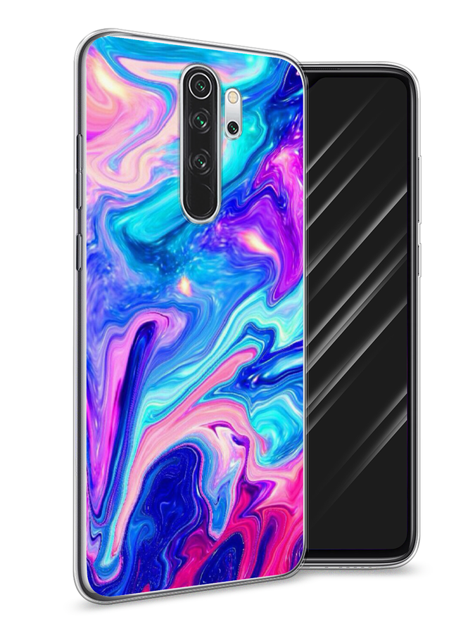 

Чехол Awog на Xiaomi Redmi Note 8 Pro "Потеки краски", Разноцветный, 36650-10