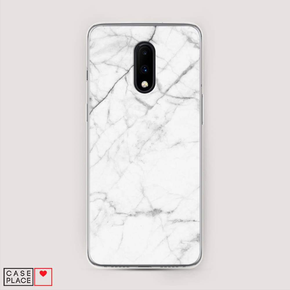 

Чехол Awog на OnePlus 7 / ВанПлас 7 "Светлый мрамор", Серый, 150750-3
