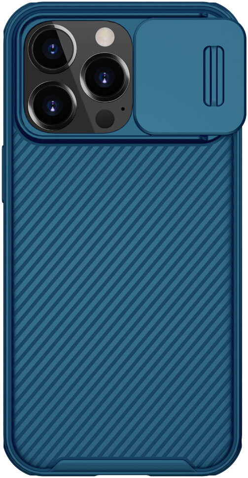 фото Чехол nillkin camshield pro magnetic для iphone 13 pro max синий (6902048223271)