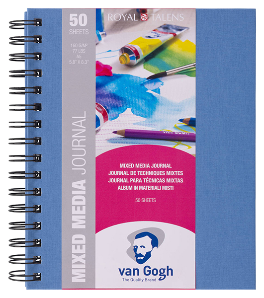 

Альбом Van Gogh Mix Media Journal для смешанных техник на спирали A5 30 л 300 г