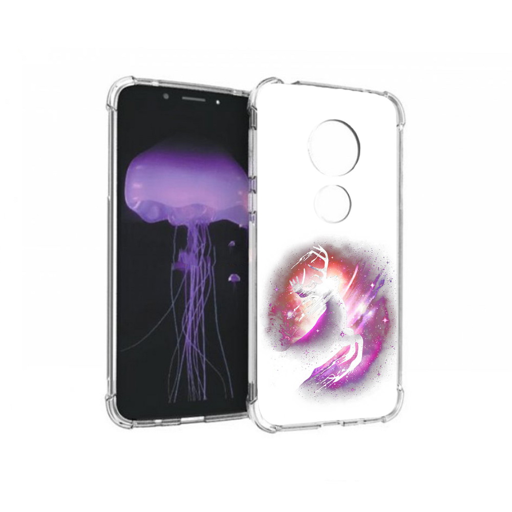 

Чехол MyPads Tocco для Motorola Moto G7 звездный олень (PT123662.354.354), Прозрачный, Tocco