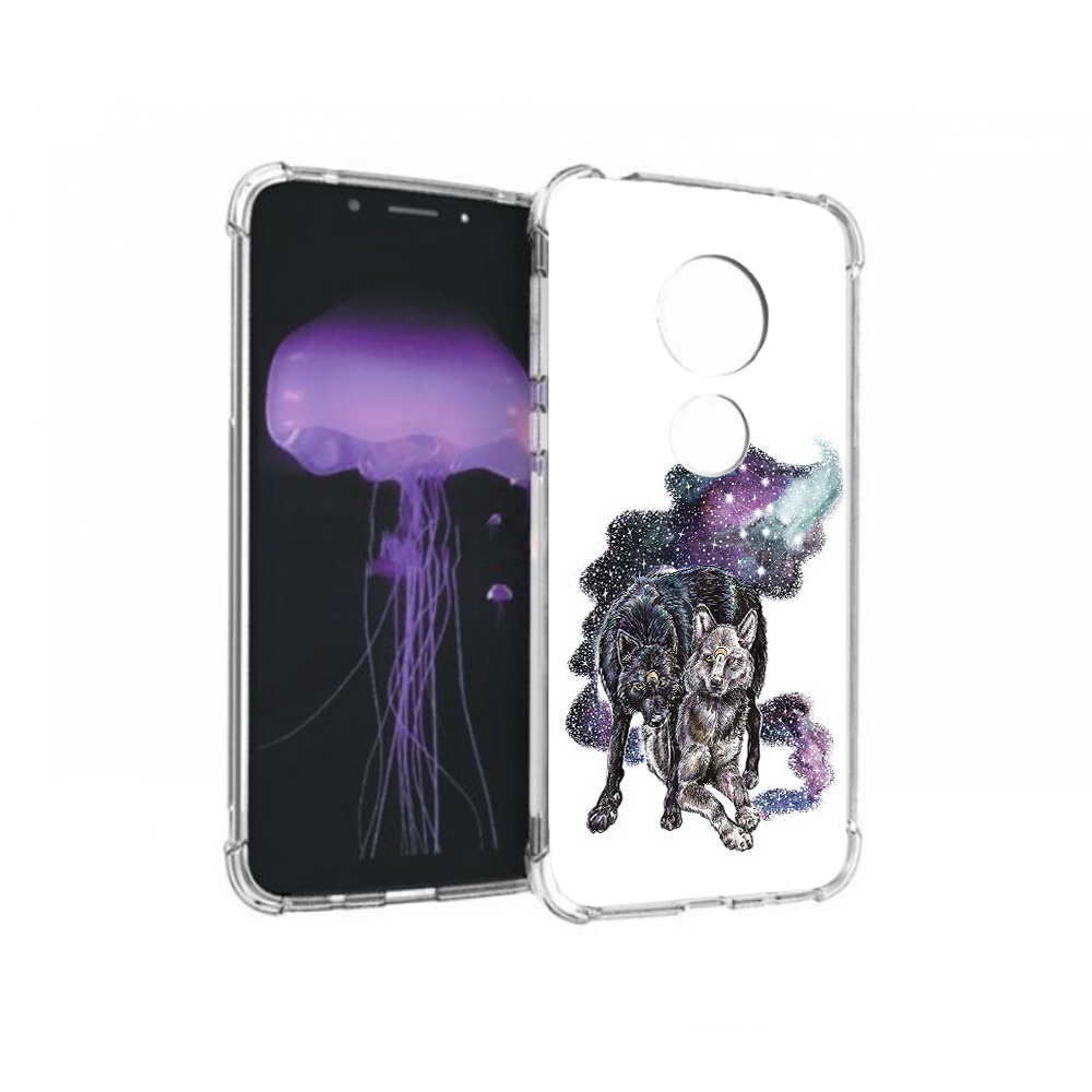

Чехол MyPads Tocco для Motorola Moto G7 звездные волки (PT123662.354.352), Прозрачный, Tocco