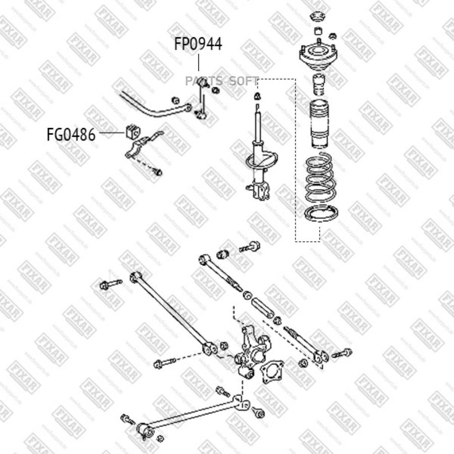 

Втулка стабилизатора FIXAR FG0486