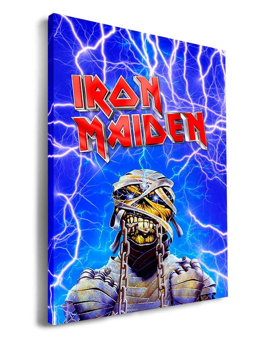 

Картина DRABS 60x40 см на холсте Iron Maiden мумия с цепью