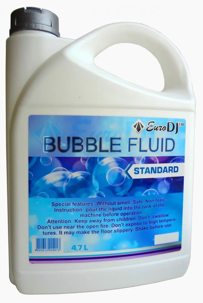 Euro Dj Bubble Fluid Standard жидкость для мыльных пузырей, бесцветная, 5 л.