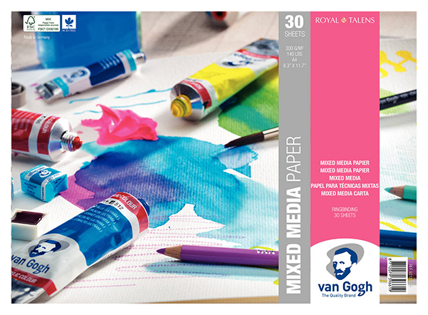 

Альбом Van Gogh Mix Media для смешанных техник на спирали A4 30 л 300 г