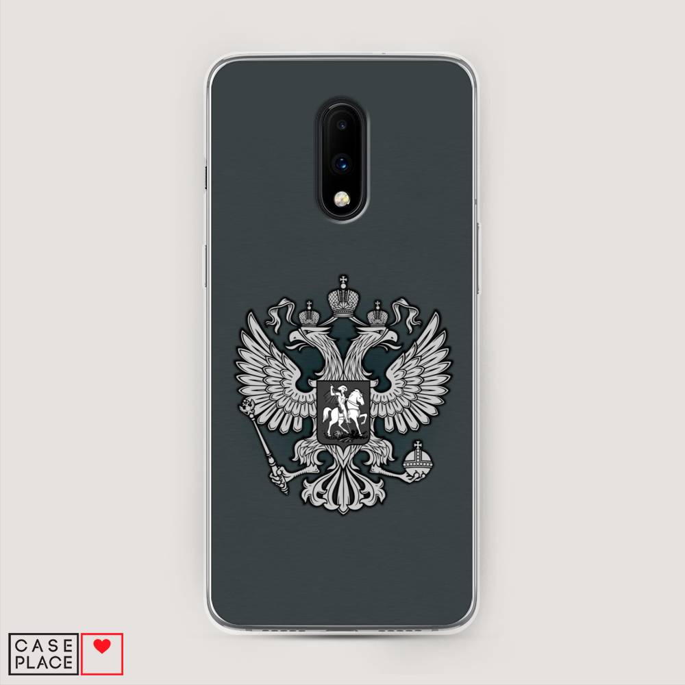 

Чехол Awog на OnePlus 7 / ВанПлас 7 "Герб России серый", 150750-5
