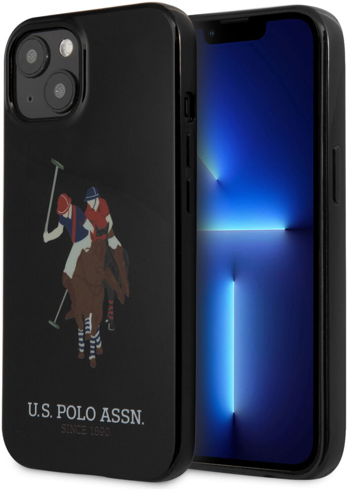 фото Чехол cg mobile u.s. polo assn. tpu logo big horse hard для iphone 13 черный