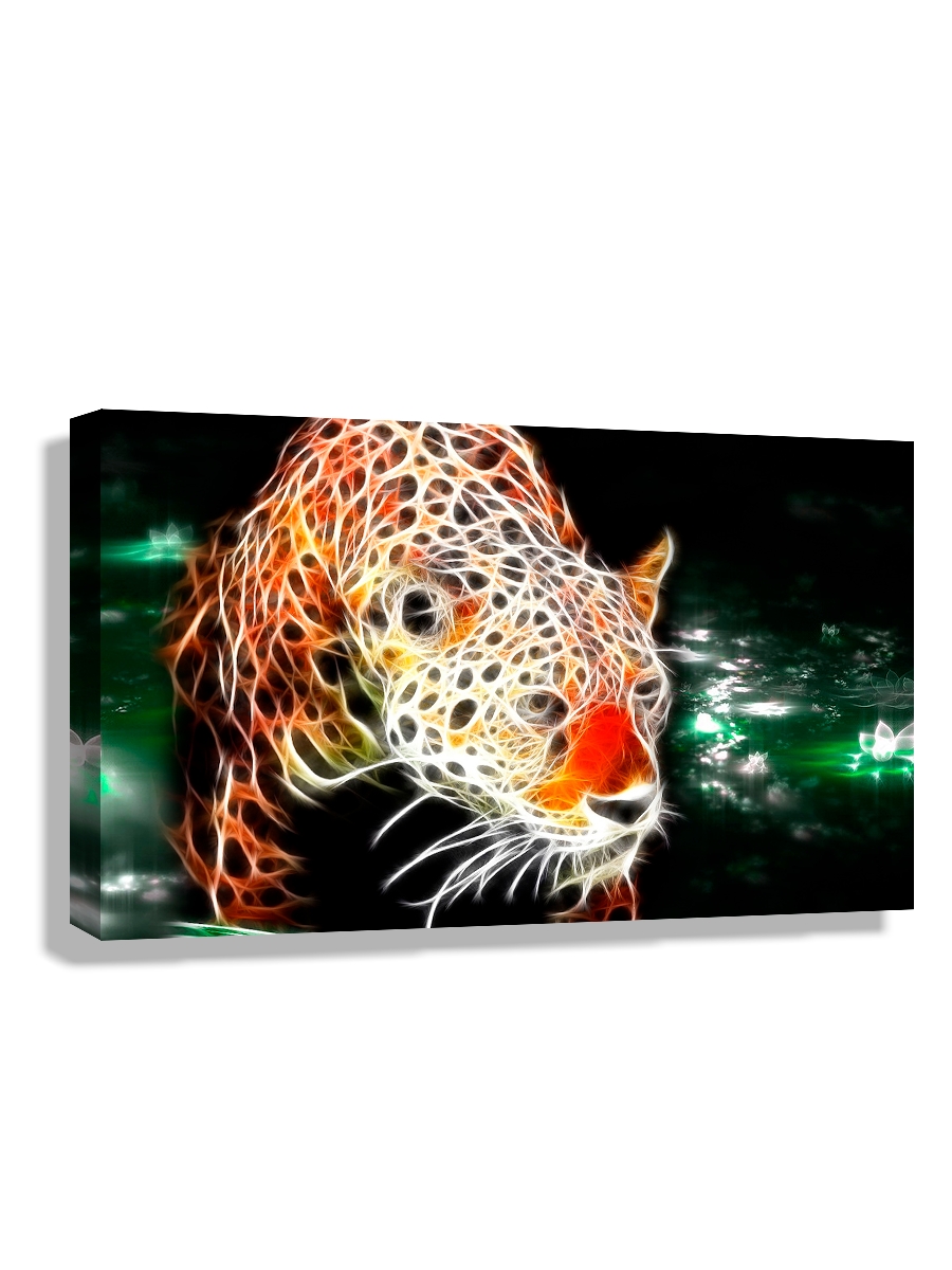 

Картина DRABS 60x40 см на холсте Гепард и кувшинки