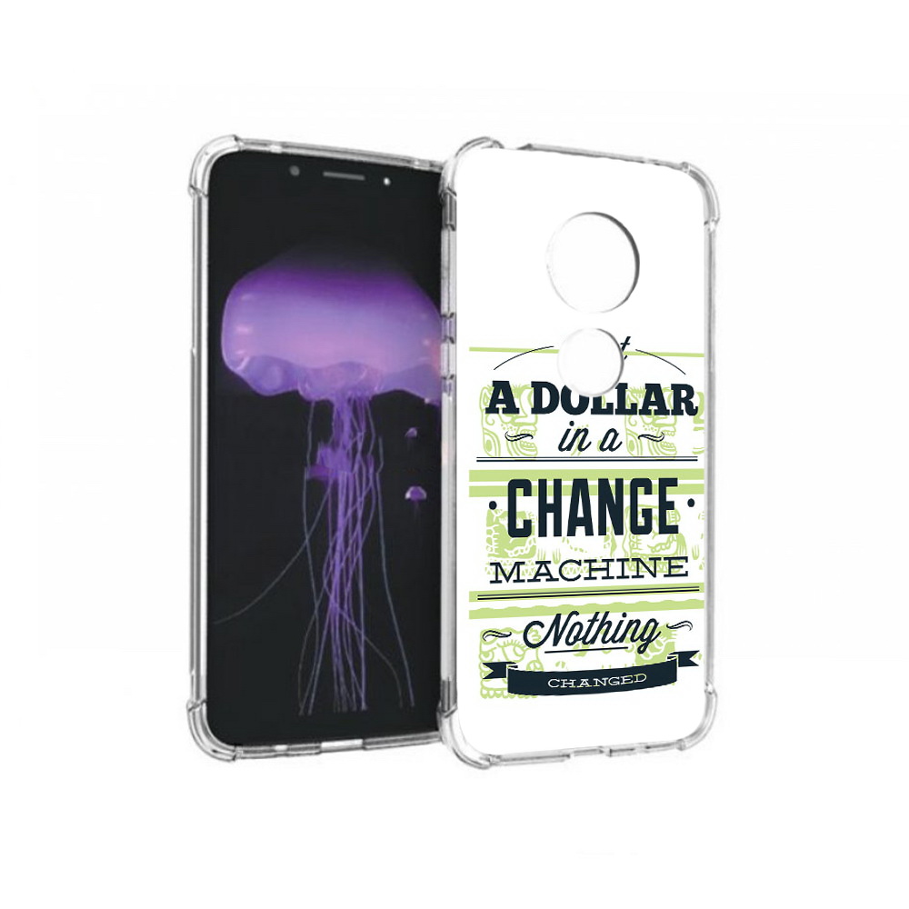

Чехол MyPads Tocco для Motorola Moto G7 доллар надпись (PT123662.354.336), Прозрачный, Tocco