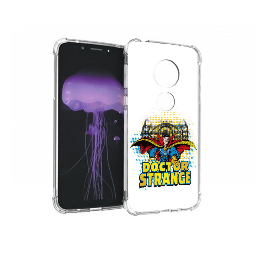 

Чехол MyPads Tocco для Motorola Moto G7 доктор стренж рисунок (PT123662.354.335), Прозрачный, Tocco