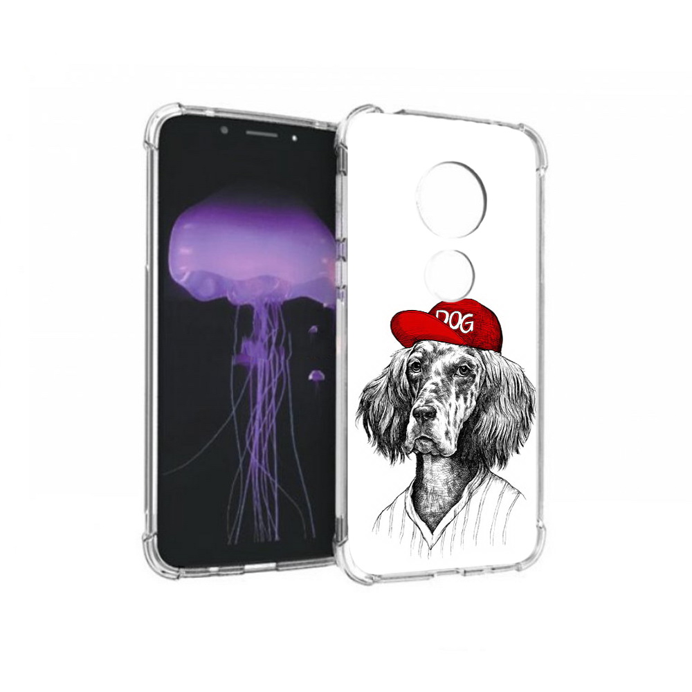 

Чехол MyPads Tocco для Motorola Moto G7 дог (PT123662.354.333), Прозрачный, Tocco