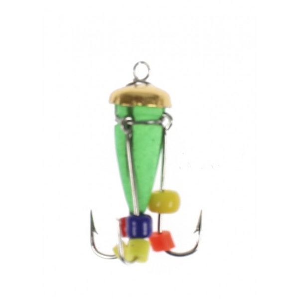 

Мормышка Ulov 37 ведьма зел. неон 0,8 гр. 3 мм. арт. 241, 00-00025771