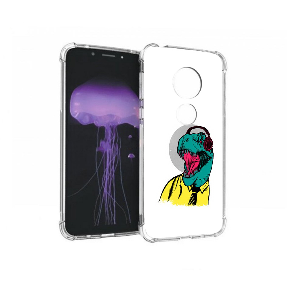 

Чехол MyPads Tocco для Motorola Moto G7 дино (PT123662.354.326), Прозрачный, Tocco