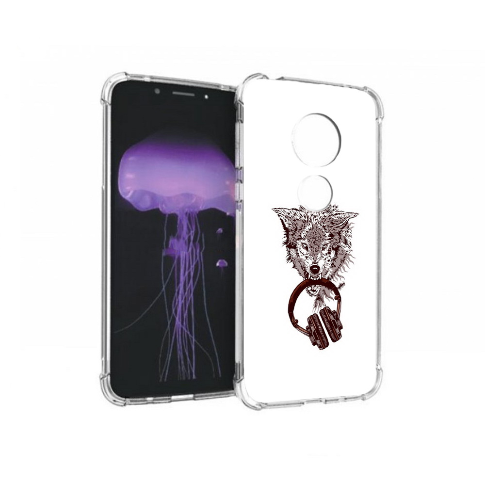 

Чехол MyPads Tocco для Motorola Moto G7 дикий волк (PT123662.354.325), Прозрачный, Tocco