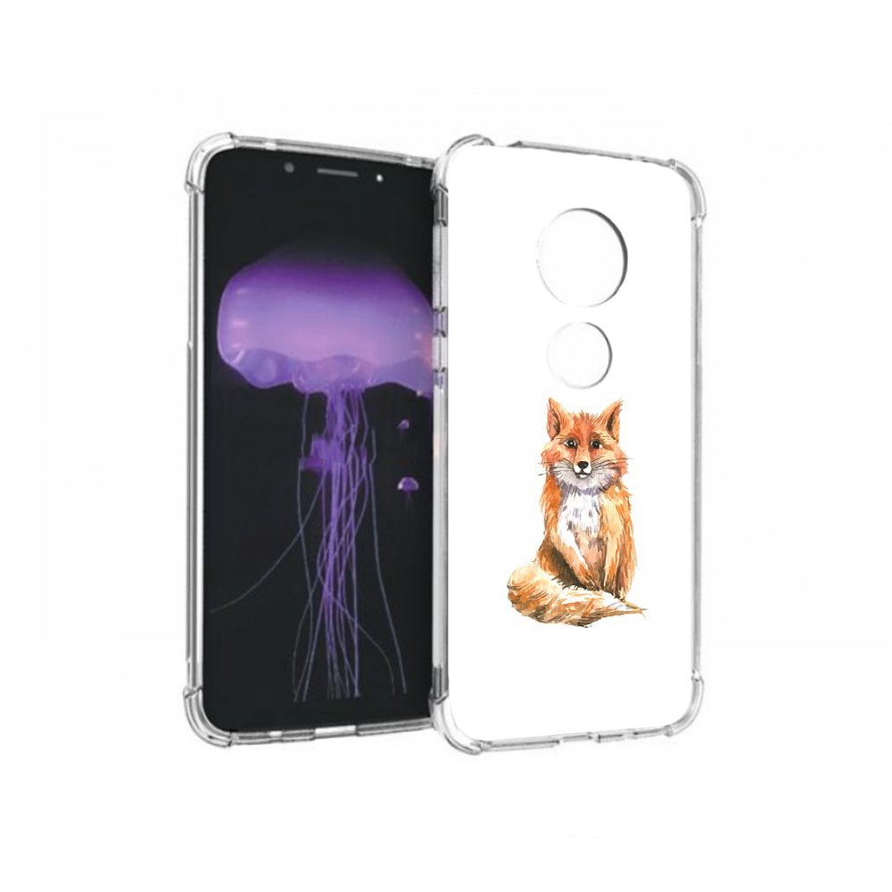 

Чехол MyPads Tocco для Motorola Moto G7 детская лиса (PT123662.354.320), Прозрачный, Tocco
