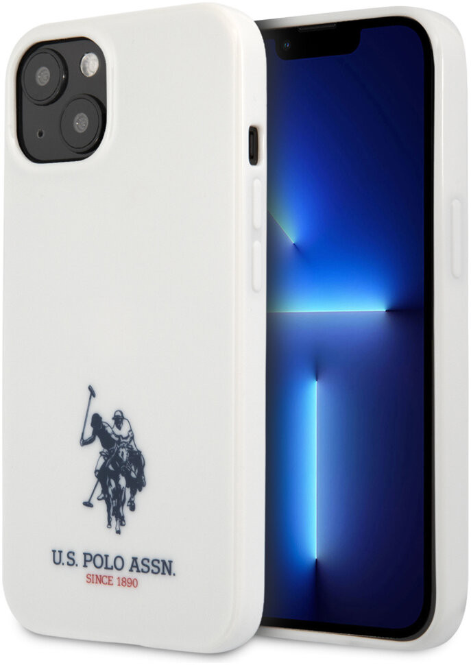 фото Чехол cg mobile u.s. polo assn. tpu logo small horse hard для iphone 13 белый