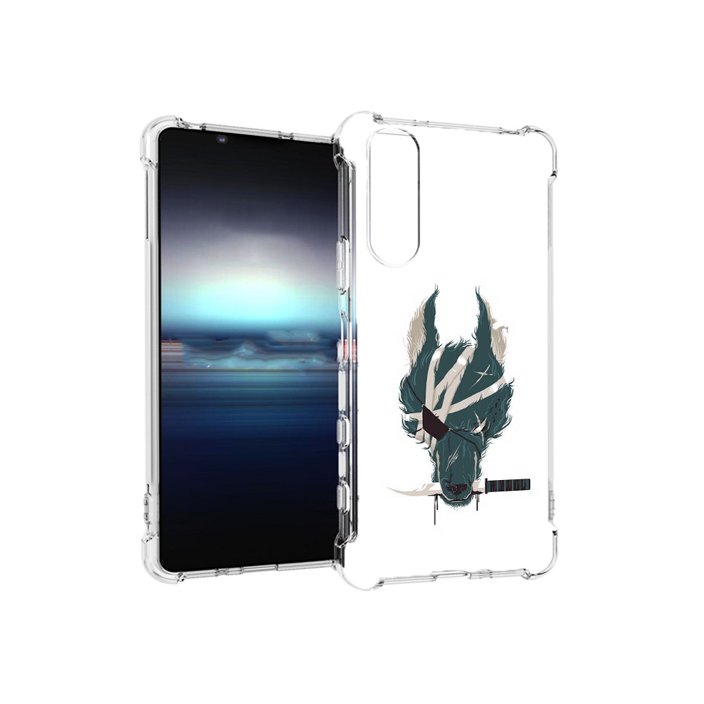 

Чехол MyPads Tocco для Sony Xperia 5 волк-разбойник (PT154834.228.271), Прозрачный, Tocco