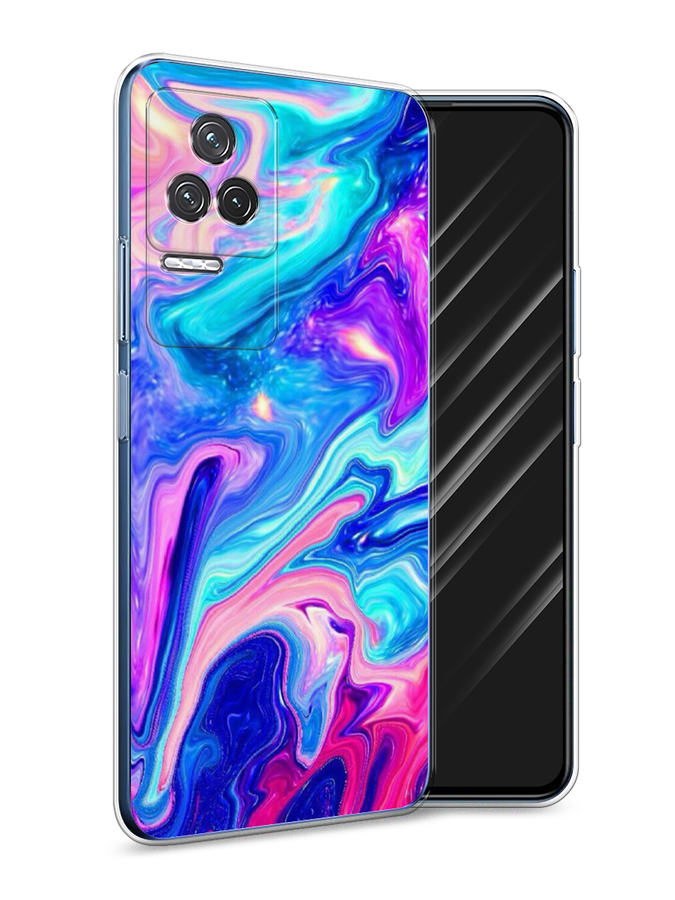

Чехол Awog на Xiaomi Redmi K50 "Потеки краски", Разноцветный, 312250-10