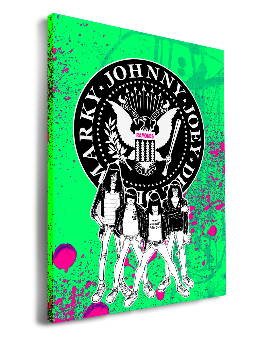 

Картина DRABS 60x40 см на холсте Ramones четверо