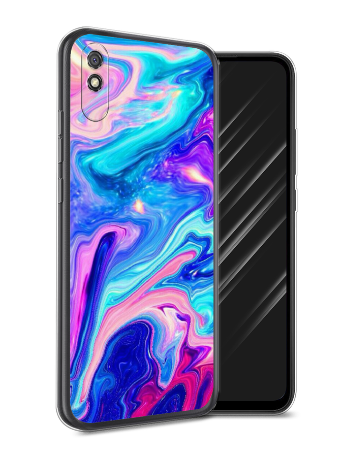 

Чехол Awog на Xiaomi Redmi 9A "Потеки краски", Разноцветный, 38950-10