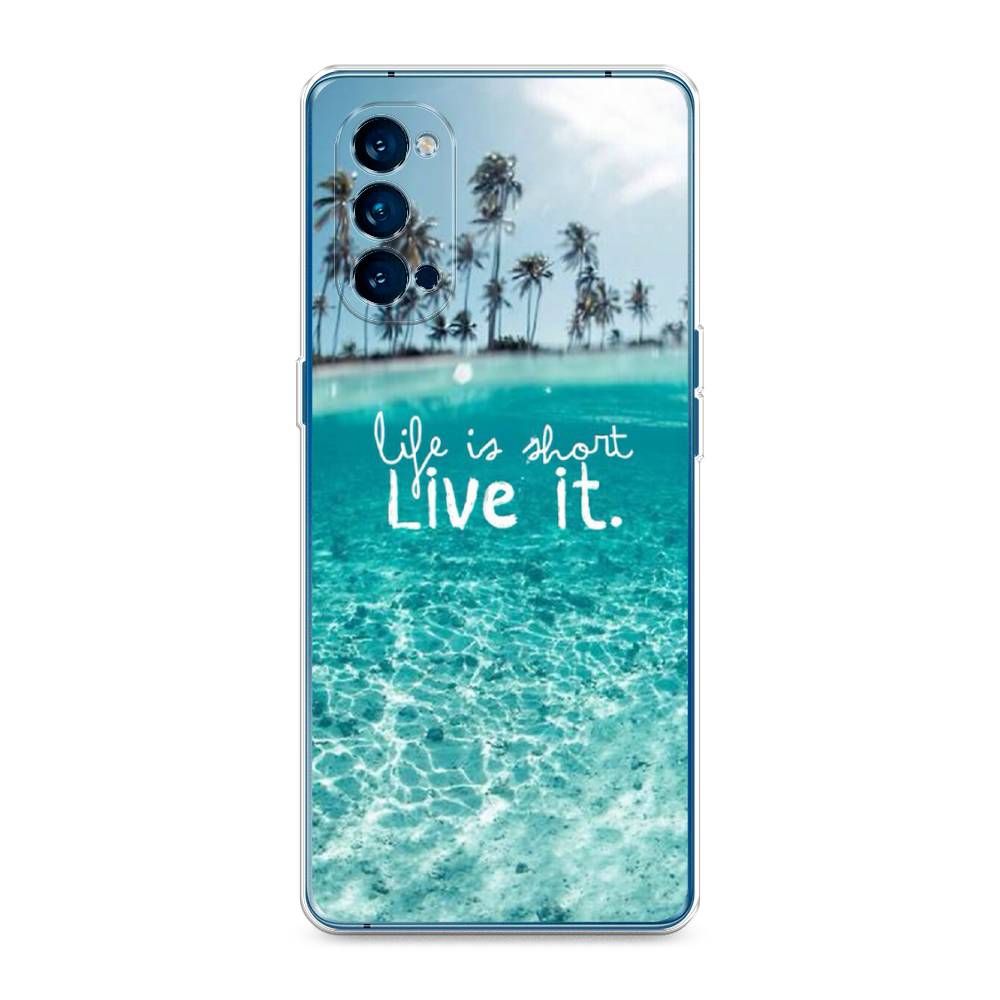 

Чехол Awog на Oppo Reno 4 Pro 5G "Live it", Разноцветный, 253750-7