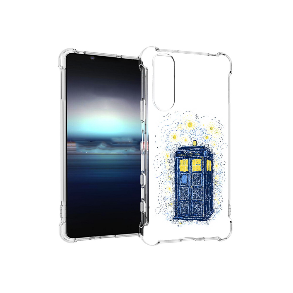 

Чехол MyPads Tocco для Sony Xperia 5 будка рисунок (PT154834.228.249), Прозрачный, Tocco