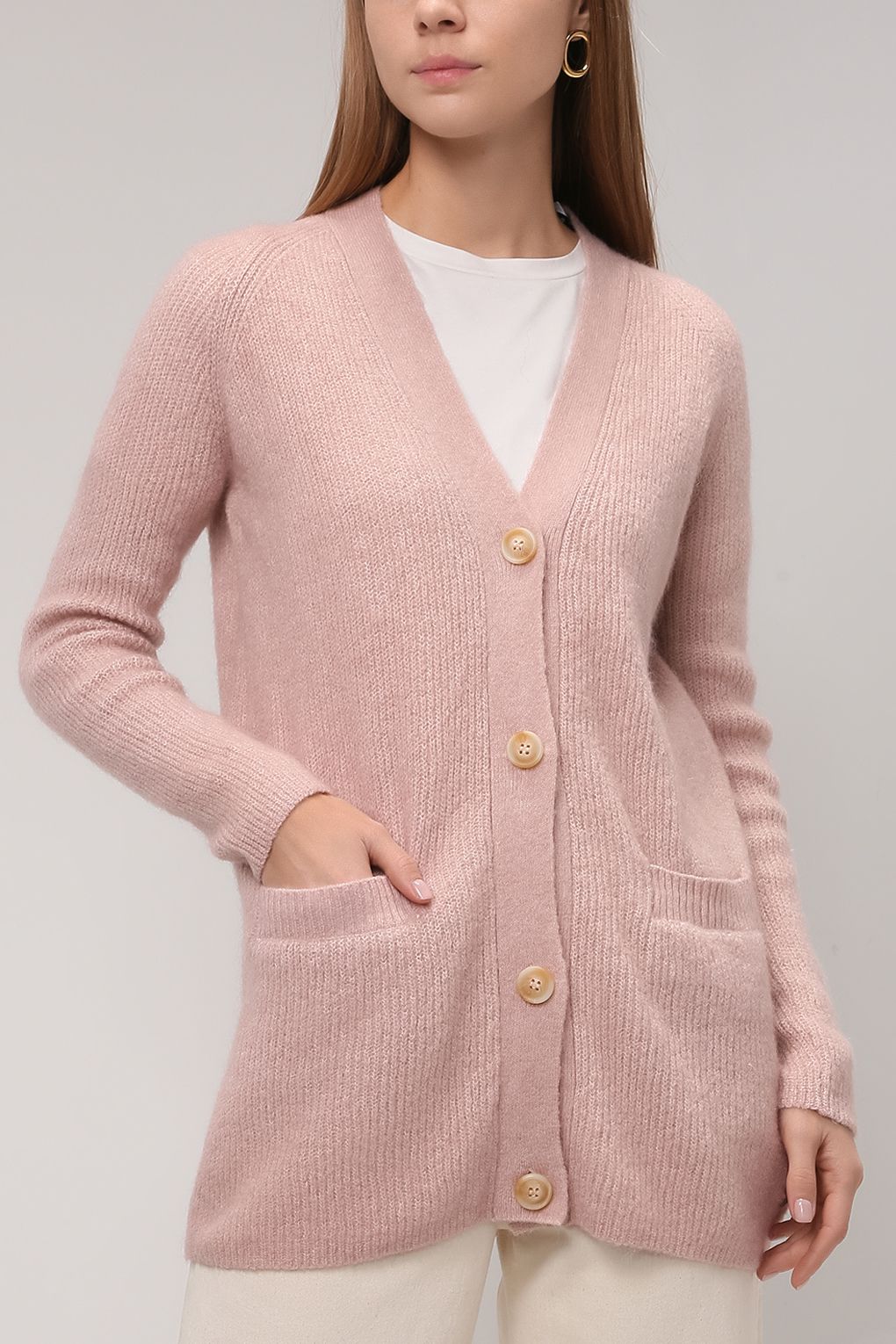 

Кардиган женский NOOM 2108 EVELINA розовый S, 2108 EVELINA