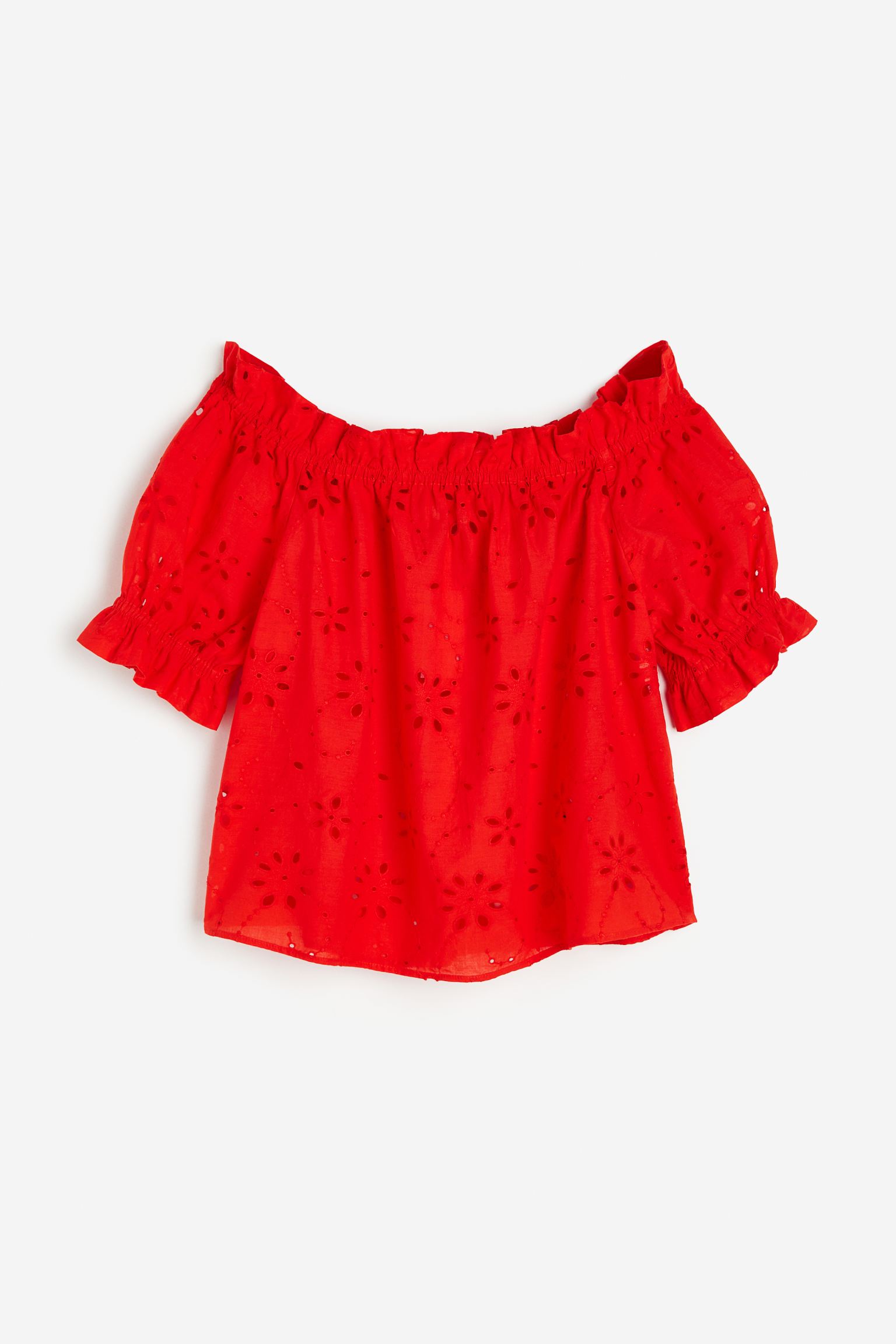 Блуза женская H&M 1156872002 красная L (доставка из-за рубежа)