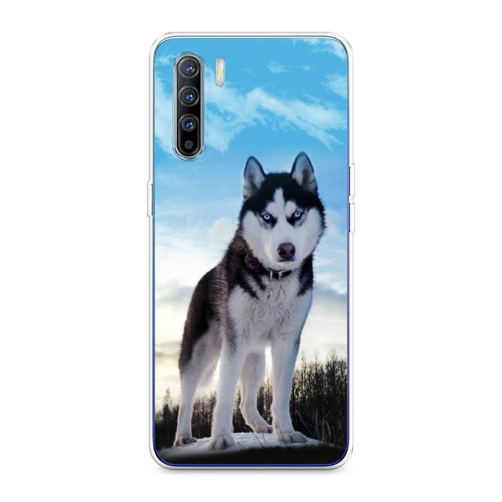 

Чехол Awog на Oppo A91/Reno 3 "Хаски 3", Разноцветный, 252450-2
