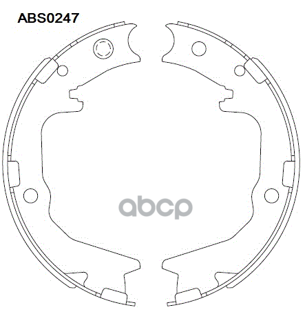 

Тормозные колодки ALLIED NIPPON задние барабанные ABS0247