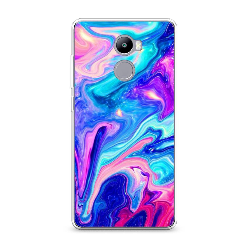 

Чехол Awog на Xiaomi Redmi 4 "Потеки краски", Разноцветный, 31150-10