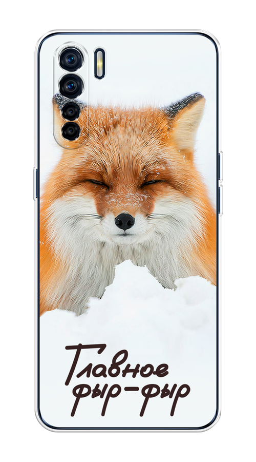 

Чехол на Oppo A91/Reno 3 "Снежный фыр-фыр", Оранжевый;белый;коричневый, 254250-1