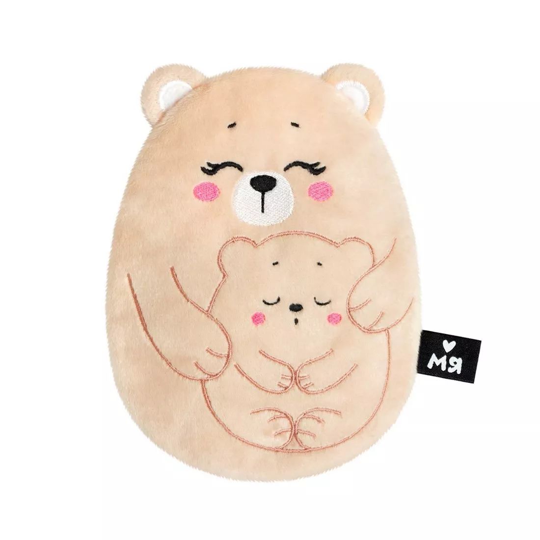 Мягкая игрушка Мяшечки с вишнёвыми косточками Медведица с медвежонком арт. 105093