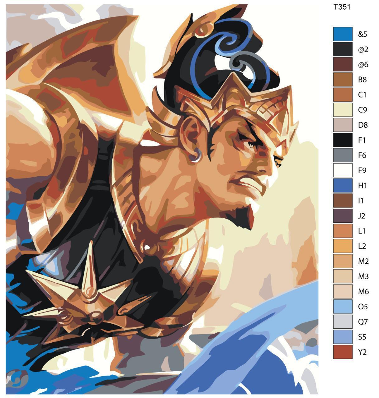 

Картина по номерам BRUSHES-PAINTS Т351, Mobile Legends: Гатоткача