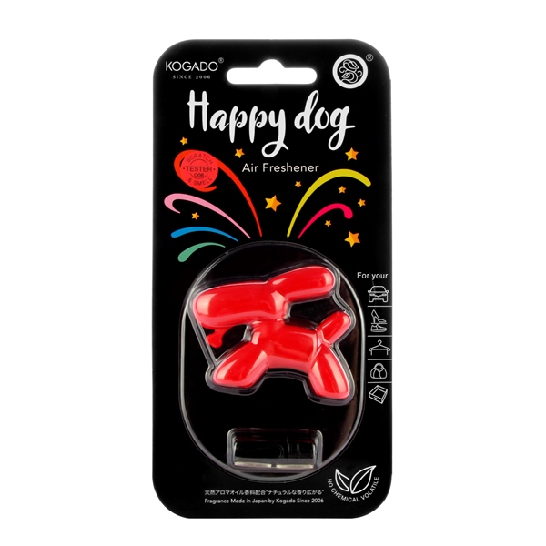 

Ароматизатор в машину KOGADO Happy dog Cherry, Красный, Happy Dog