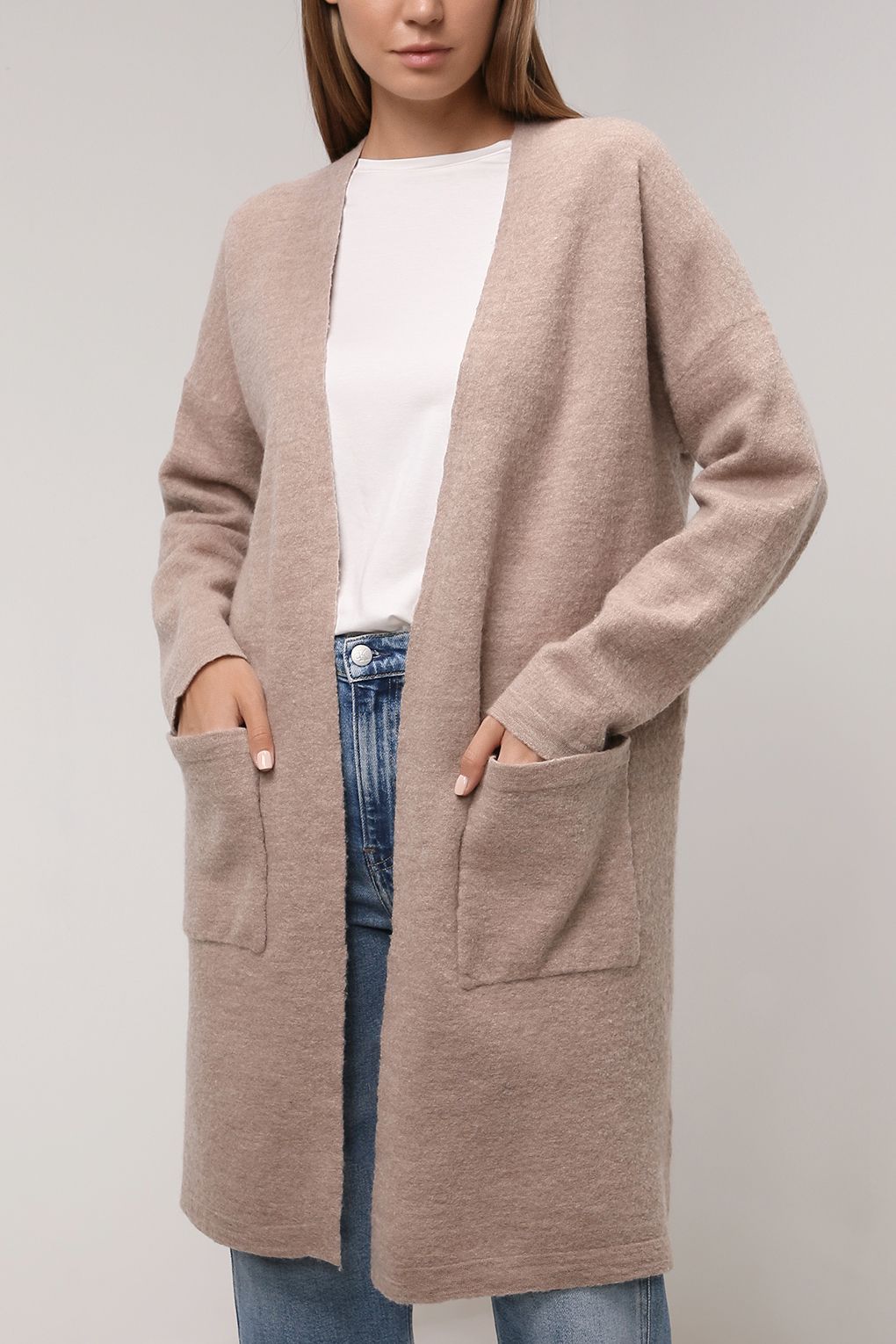 

Кардиган женский cut & pret 2107 JAMILLA бежевый S, 2107 JAMILLA