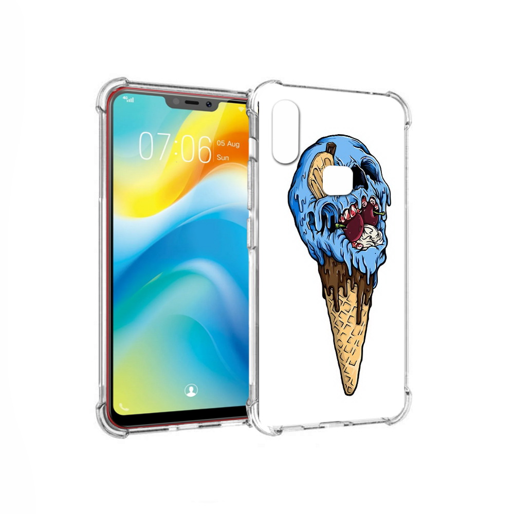 

Чехол MyPads Tocco для Vivo Y85 мороженное череп (PT108269.426.484), Прозрачный, Tocco