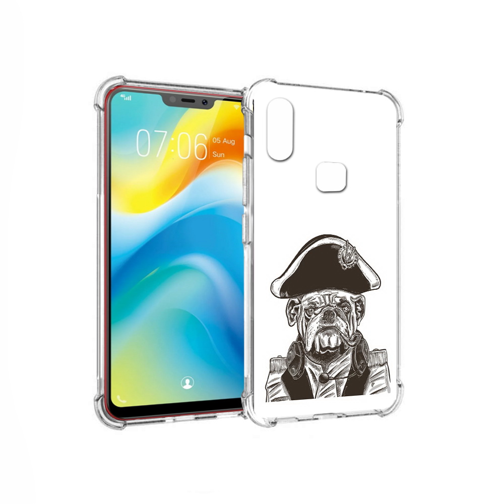 Чехол MyPads Tocco для Vivo Y85 мопс генерал (PT108269.426.483)