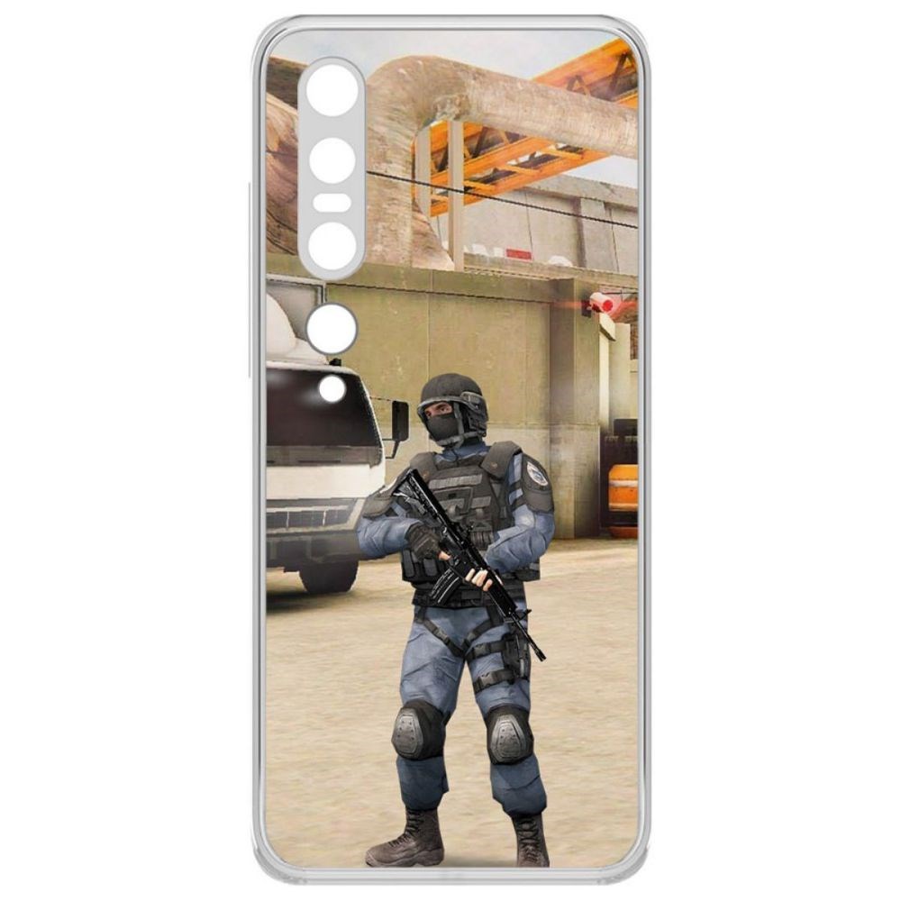 

Чехол-накладка Krutoff Standoff 2 - GIGN для Xiaomi Mi 10 Pro, Прозрачный
