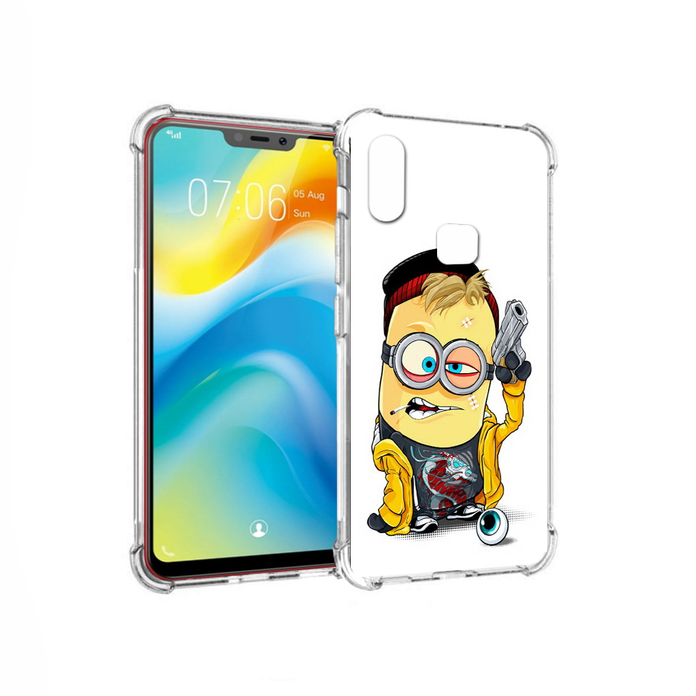

Чехол MyPads Tocco для Vivo Y85 миньон бандит (PT108269.426.475), Прозрачный, Tocco