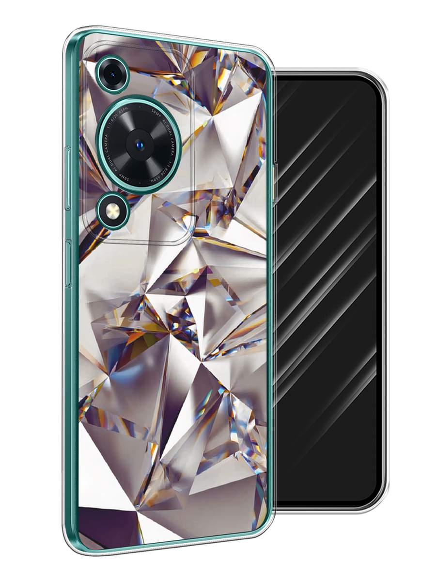 

Чехол Awog на Huawei Nova Y72 "Бриллианты", Серебристый;бежевый, 6123650-1