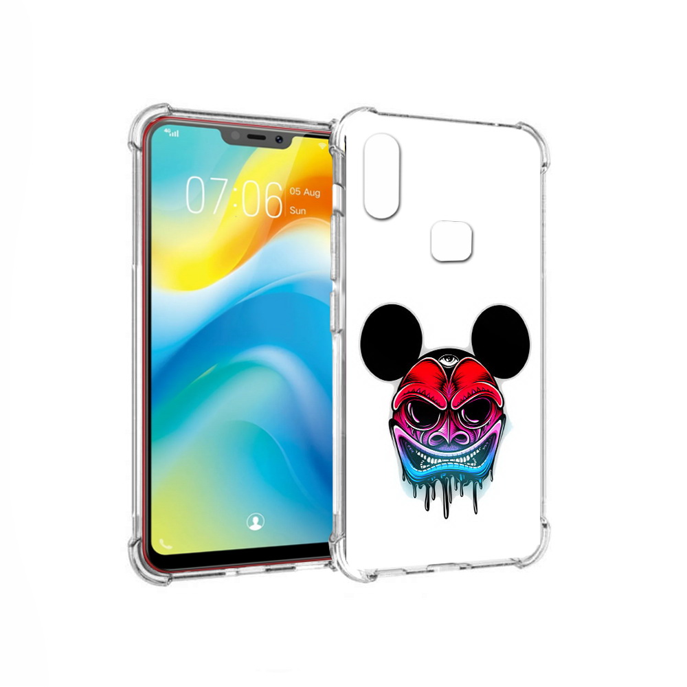 

Чехол MyPads Tocco для Vivo Y85 микки в маске (PT108269.426.473), Прозрачный, Tocco