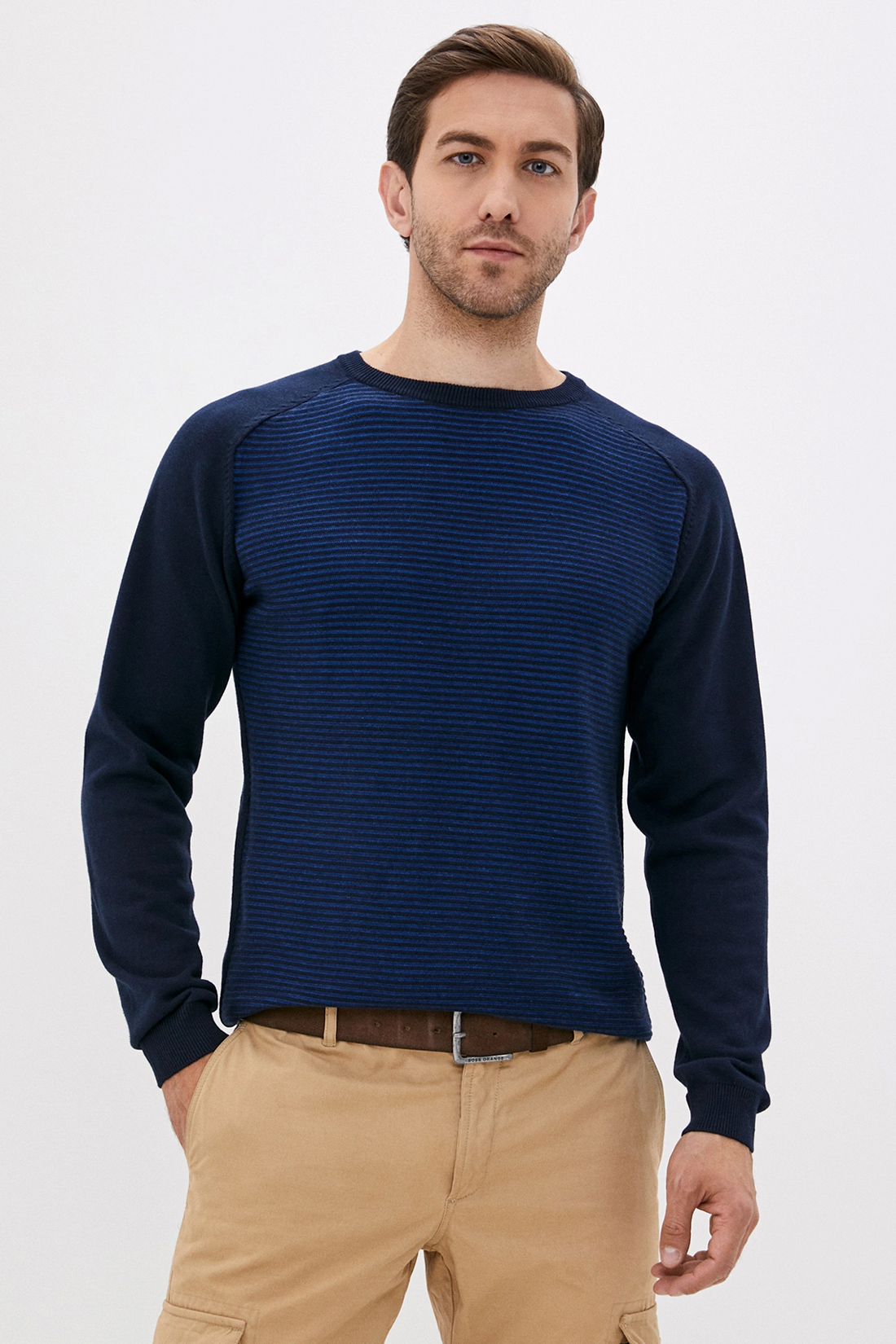 

Джемпер мужской BLUE SEVEN blue 7 376274 синий XXL, blue 7 376274