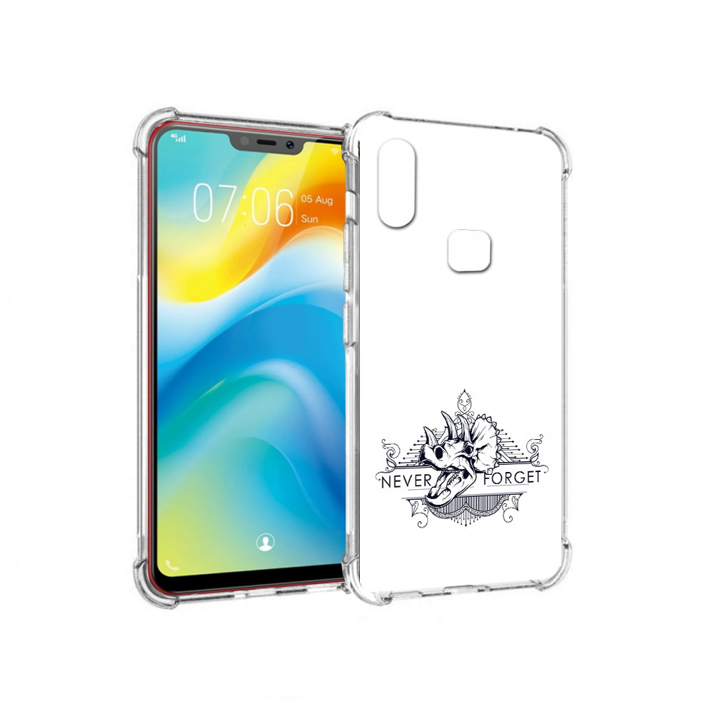 

Чехол MyPads Tocco для Vivo Y85 логотип носорога никогда не забуду (PT108269.426.445), Прозрачный, Tocco