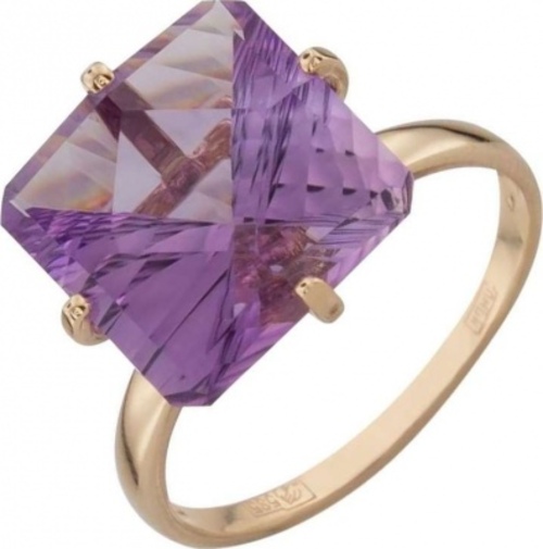 

Кольцо из золота р. 18 ALORIS Кольцо 1404А, аметист, Кольцо 1404А