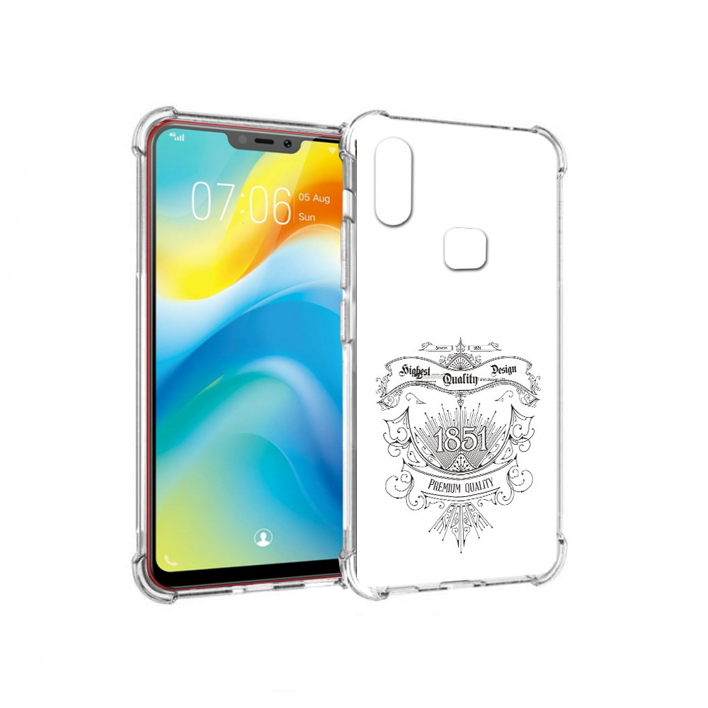 

Чехол MyPads Tocco для Vivo Y85 логотип 1851 год (PT108269.426.444), Прозрачный, Tocco