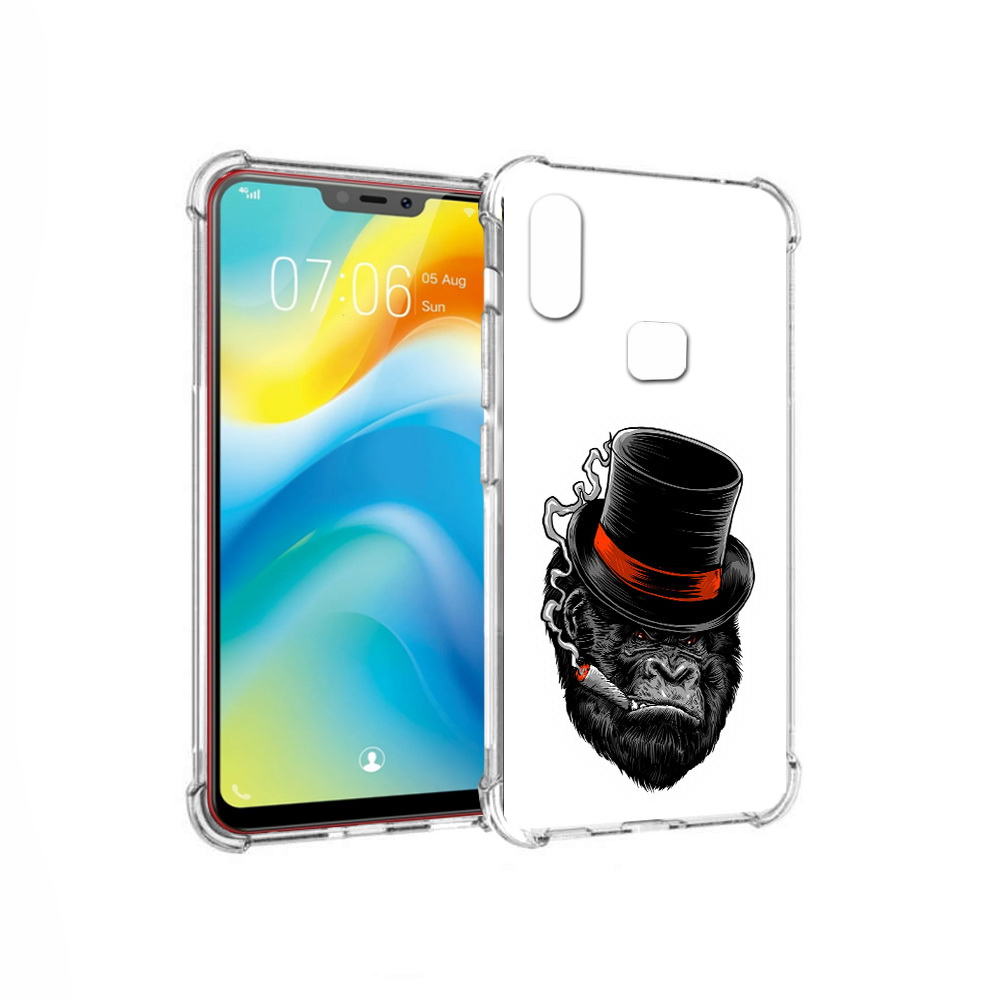

Чехол MyPads Tocco для Vivo Y85 дизайнерская горилла (PT108269.426.431), Прозрачный, Tocco