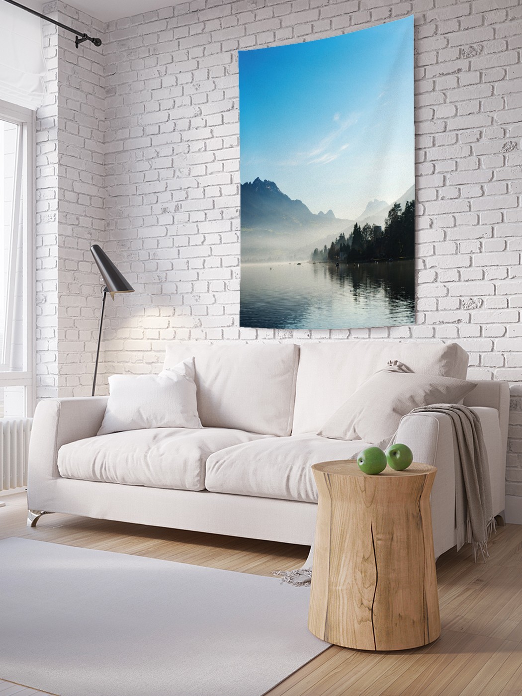 

Вертикальное фотопанно на стену JoyArty Горы в тумане 150x200 см, Горы в тумане